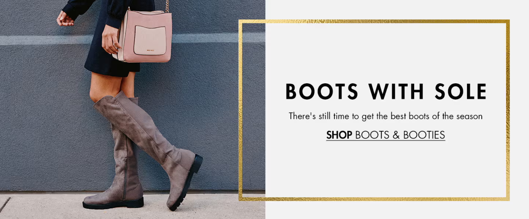 pic with boots and sing `BOOTS WITH SOLE`