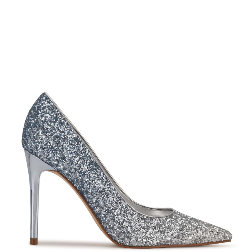 silver shoe