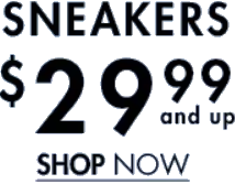 picture with sing 'SNEAKERS $29.99'